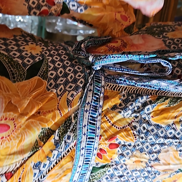 Anthropologie Farm Rio Camila Wrap Dress - Picture 7 of 11